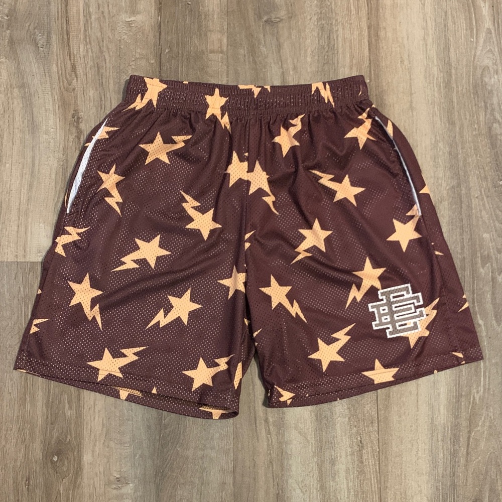 Eric Emanuel Classic Basic Brown and Orange Star … - image 1